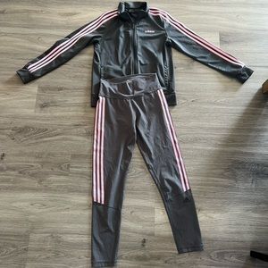 Adidas Set- leggings and jacket